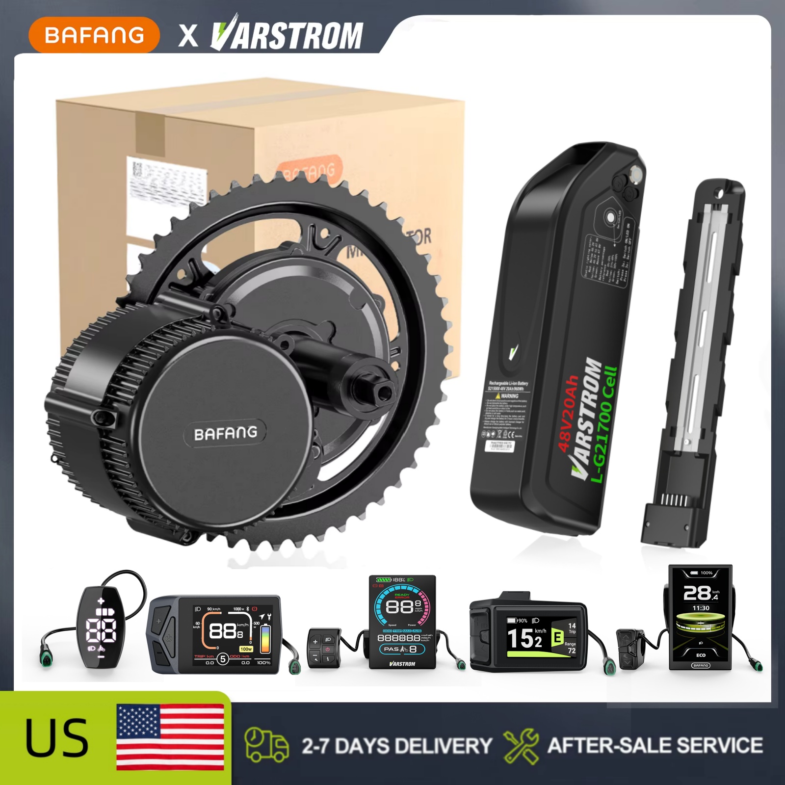 Mid Drive Conversion Kit 1000W - [Produkt dostępny w magazynie w USA]